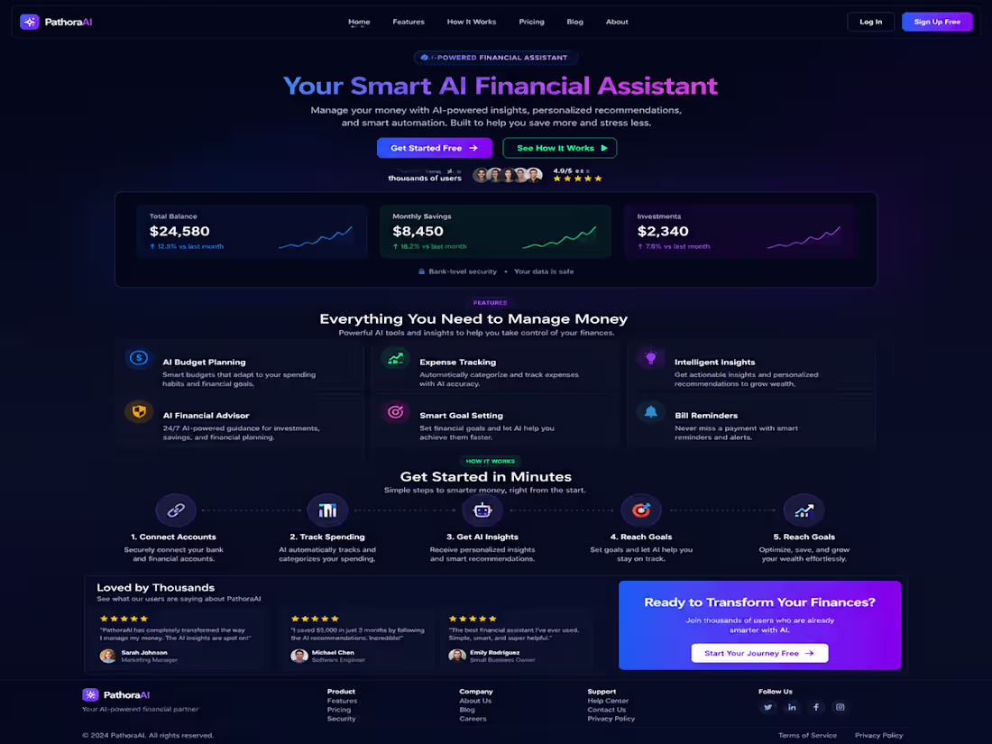Cover image for  📊 Finvora AI —