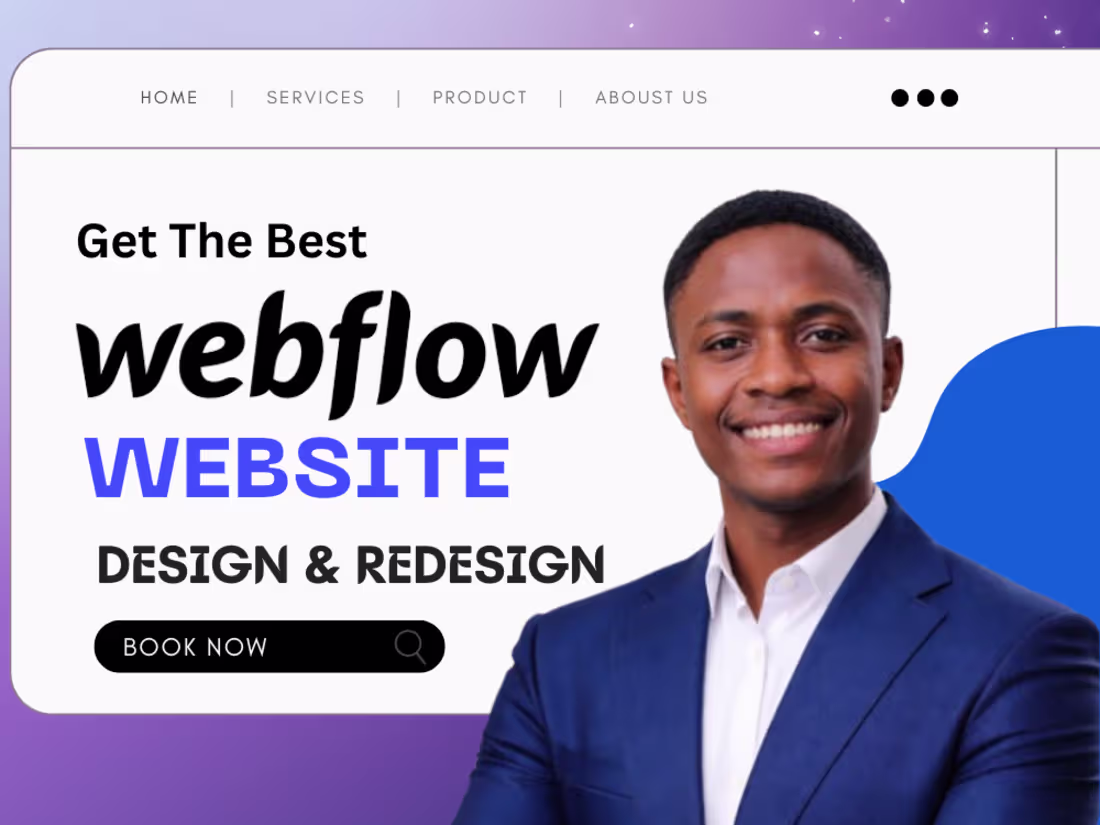 Cover image for Webflow Website Design & Development for Modern Brands
