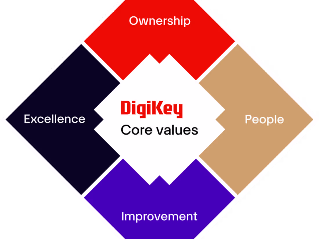 Cover image for DigiKey Core Values Identity and Infographic
