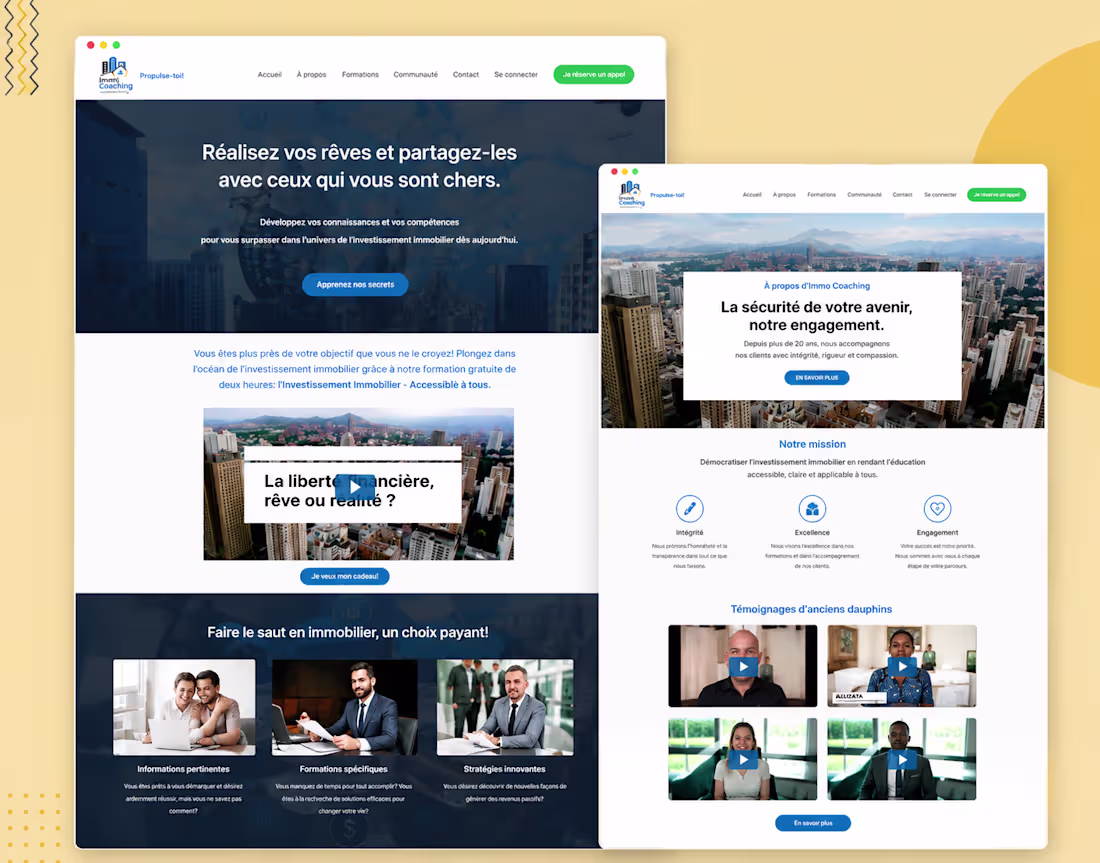 Cover image for A premium website designed for