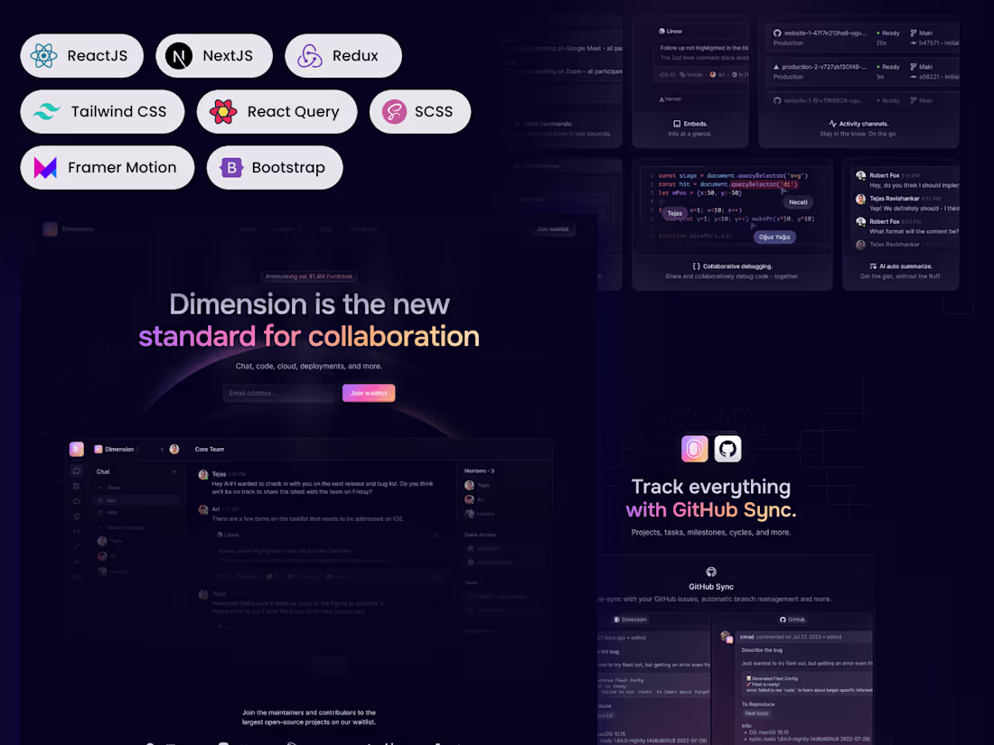 Cover image for Web Design / ReactJS / NextJS / Tailwind CSS