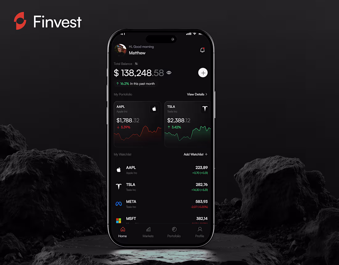 Cover image for Mobile Trading App Design & Development (Flutter | Fintech)