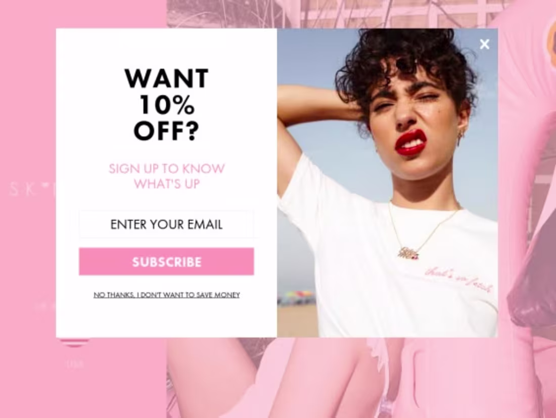Cover image for EMAIL MARKETING / POP UP