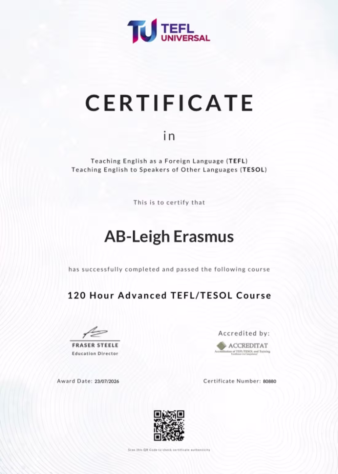 Cover image for Verification of my formal academic