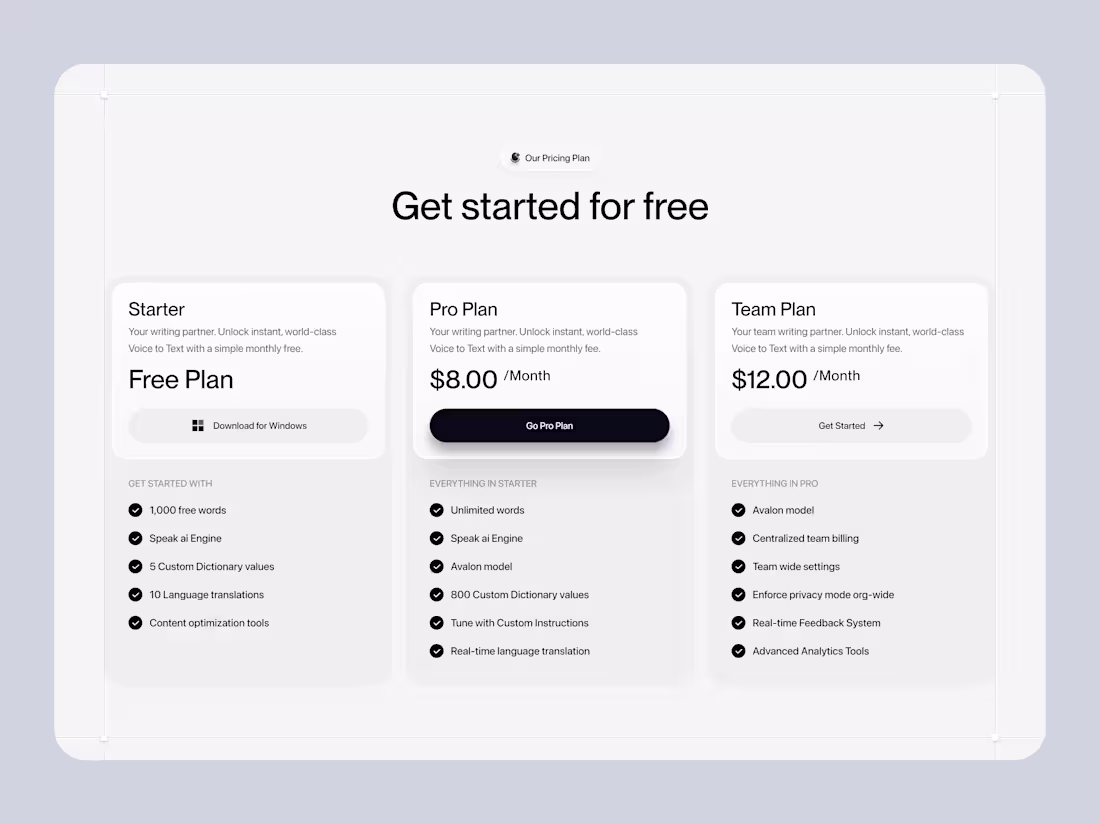 Cover image for Pricing Plan Design
