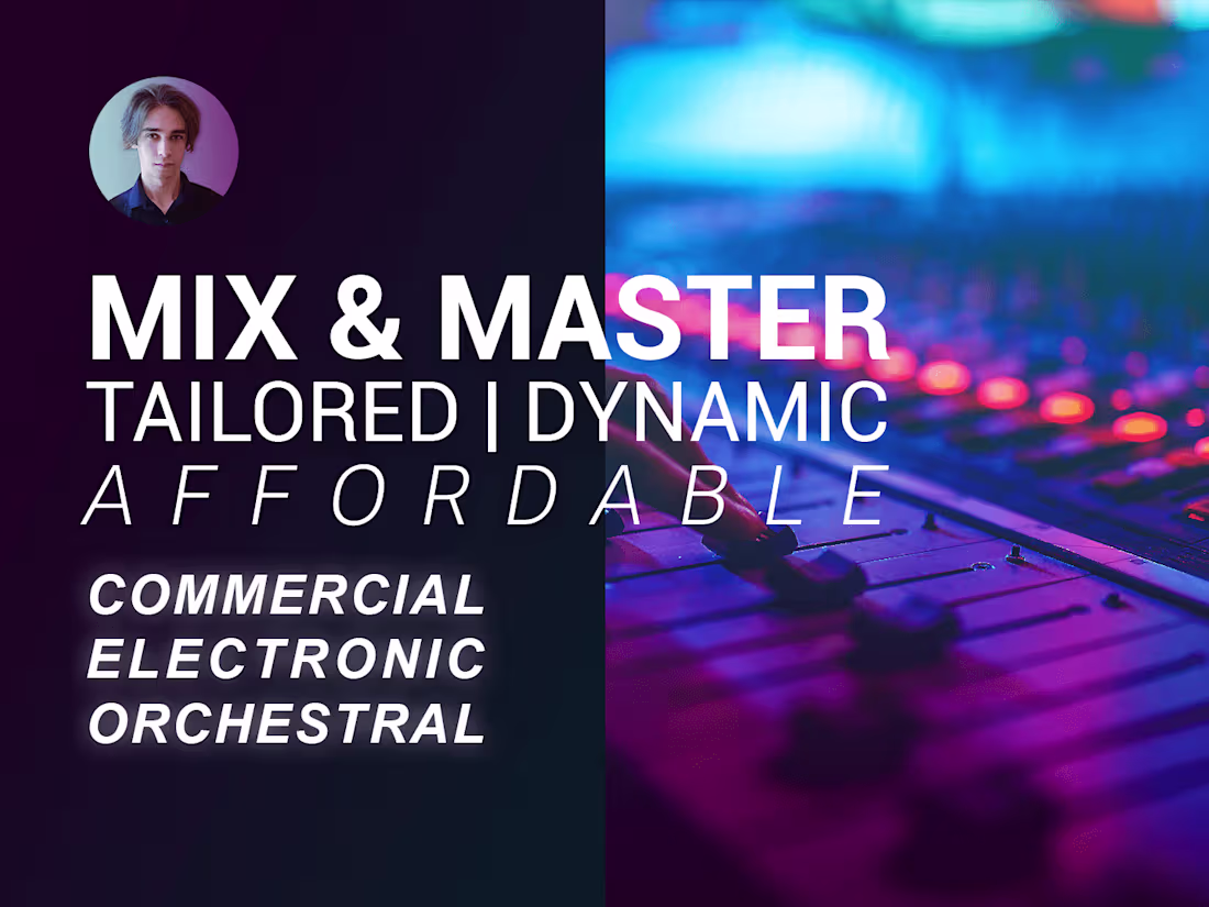 Cover image for Tailored Mixing & Mastering