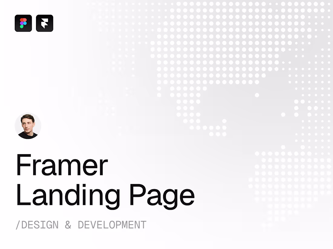 Cover image for Framer Landing Page (Design & Development)
