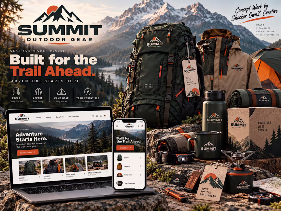 Cover image for Summit — Outdoor Brand & Storefront Visual Concept