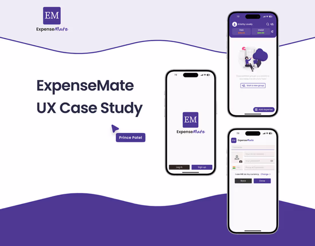 Cover image for ExpenseMate case study