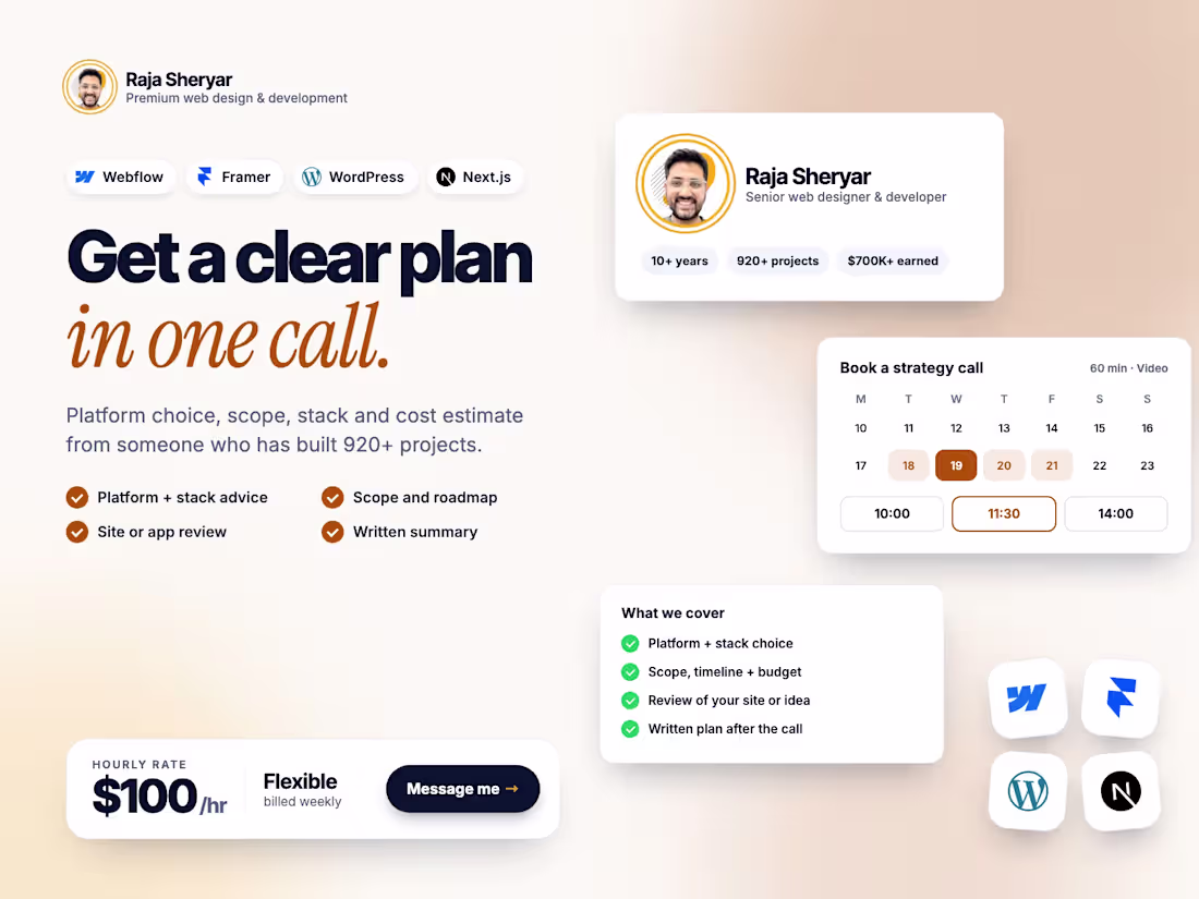Cover image for Website & Tech Strategy Call (1:1 Consulting)