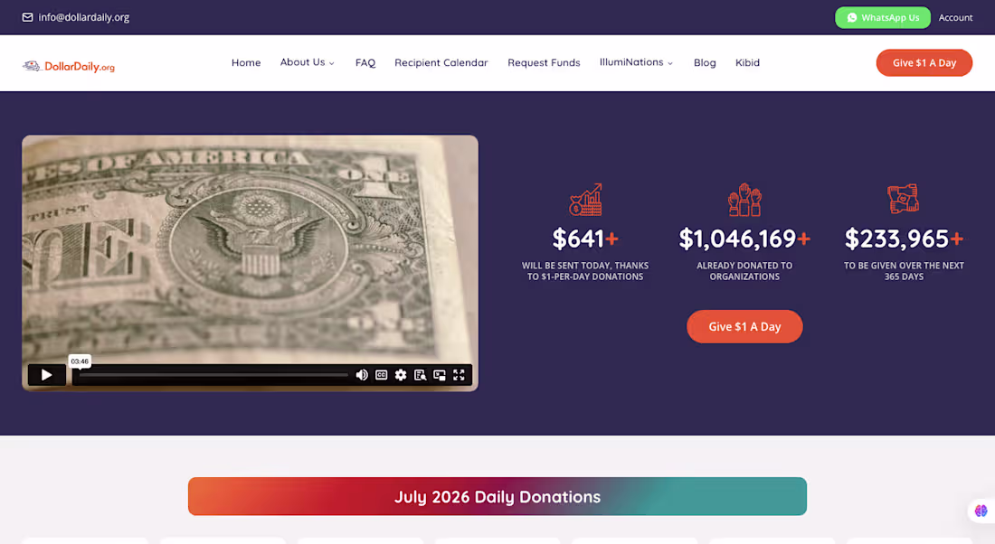 Cover image for Dollar Daily is an online