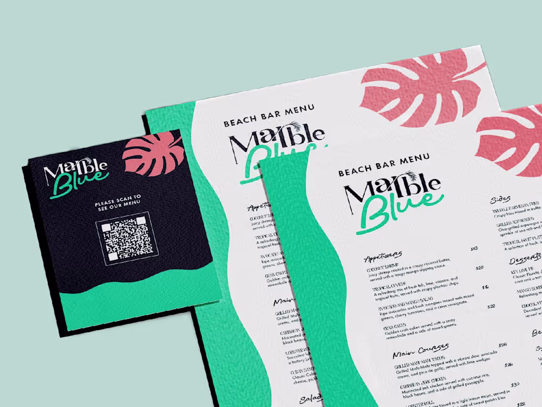 Cover image for Marble Blue: Brand Identity