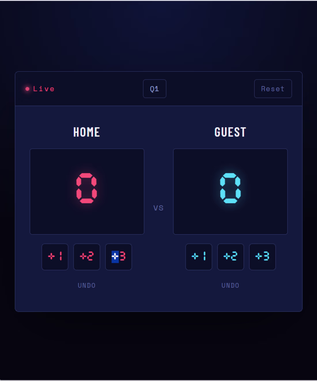 Cover image for A live scoreboard app with
