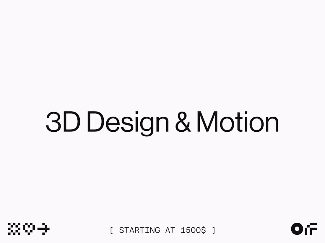 Cover image for 3D Design & Motion