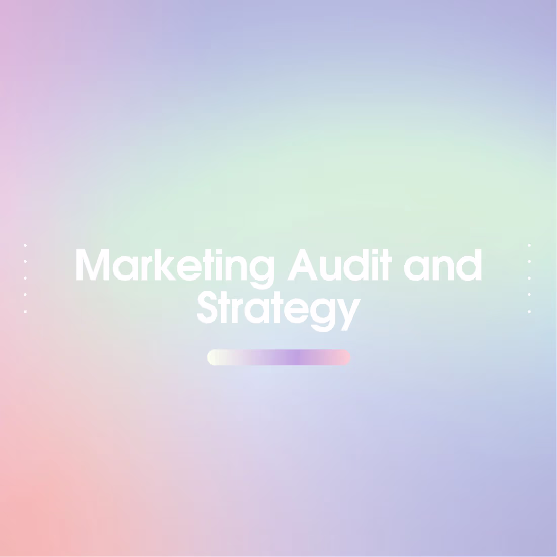 Cover image for Marketing Audit and Strategy