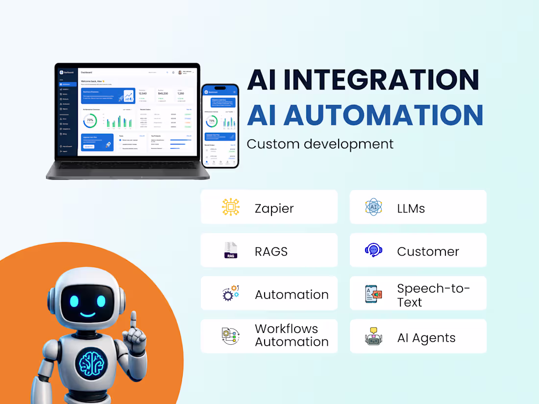 Cover image for AI Agents, Automation & Custom AI Integration Development