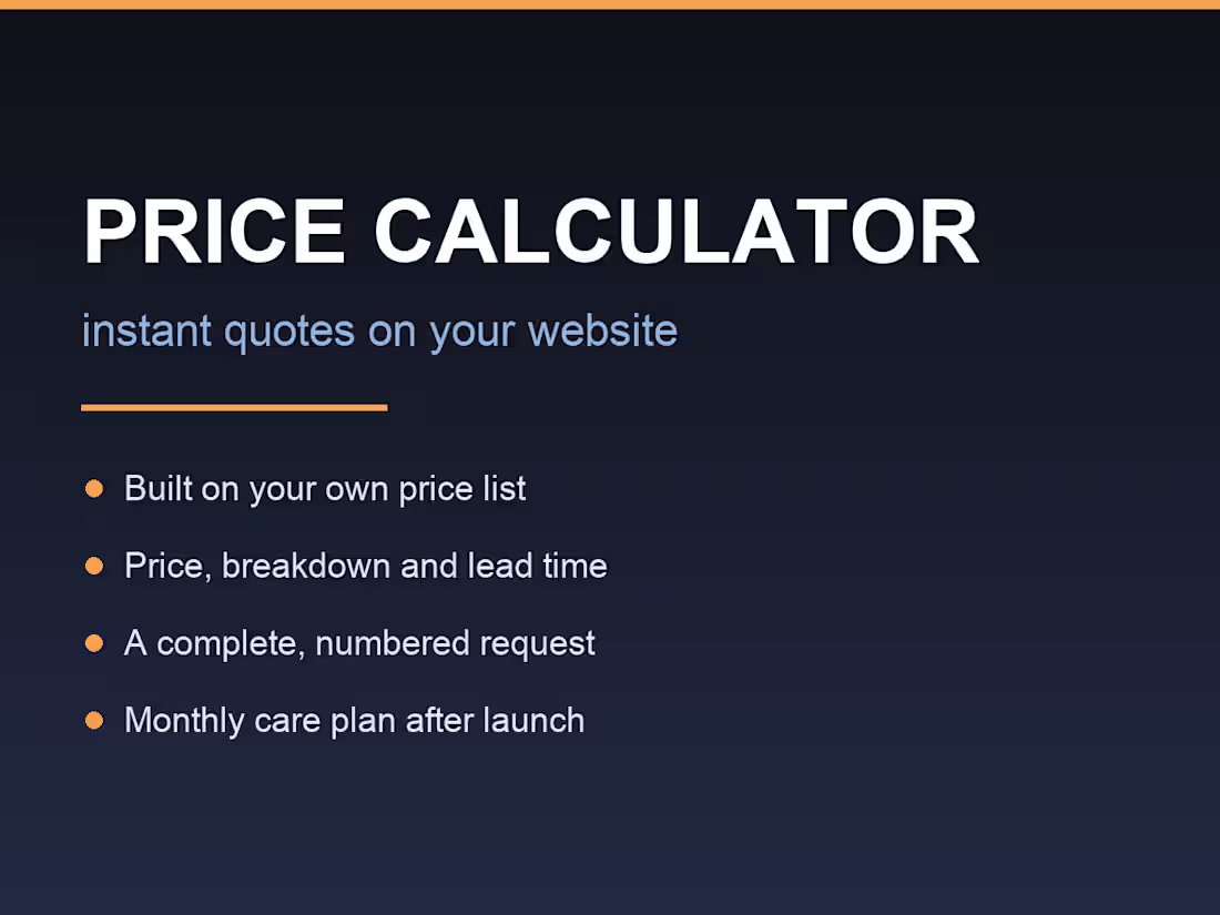 Cover image for Instant Price Calculator for Your Website