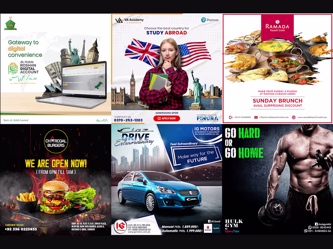 Cover image for Social Media Campaign Design - 10 Posts ($99)