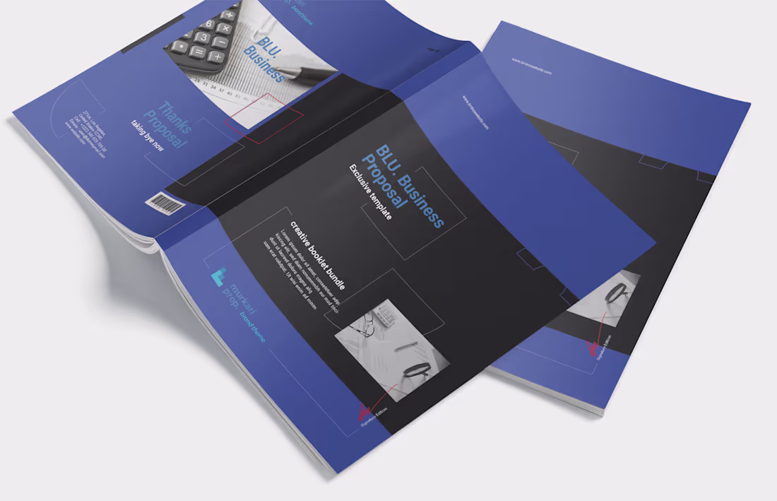Cover image for BLU. Proposal Brochure
