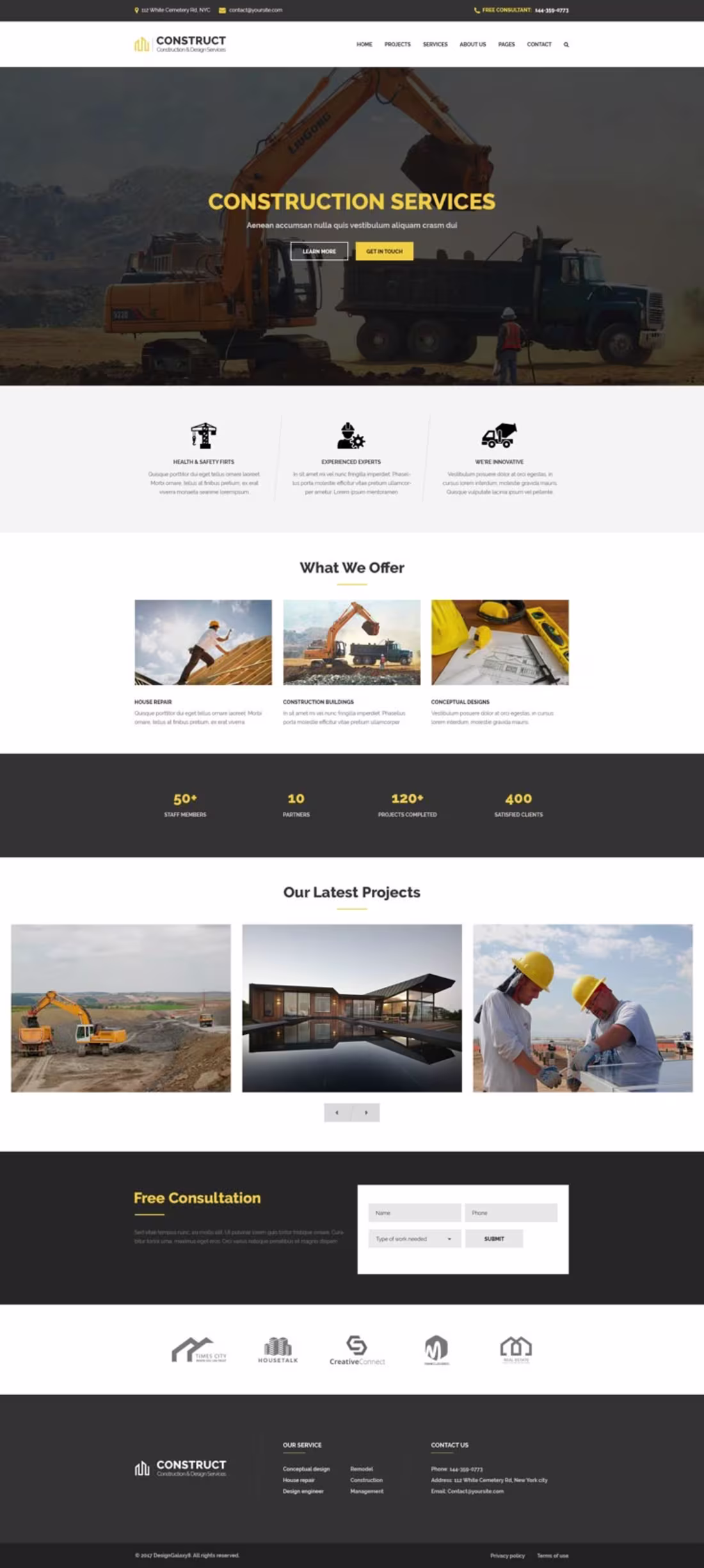 Cover image for construction website 