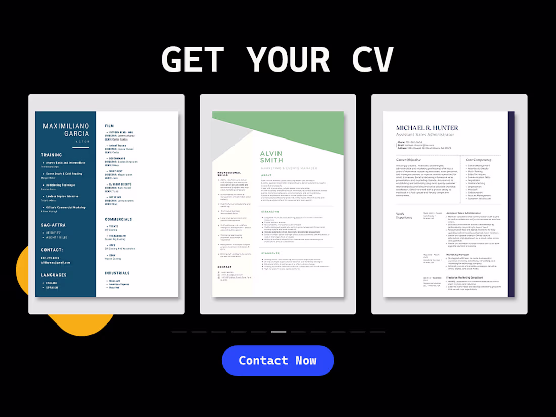 Cover image for Design a professional ATS optimized resume,CV,portfolio for you
