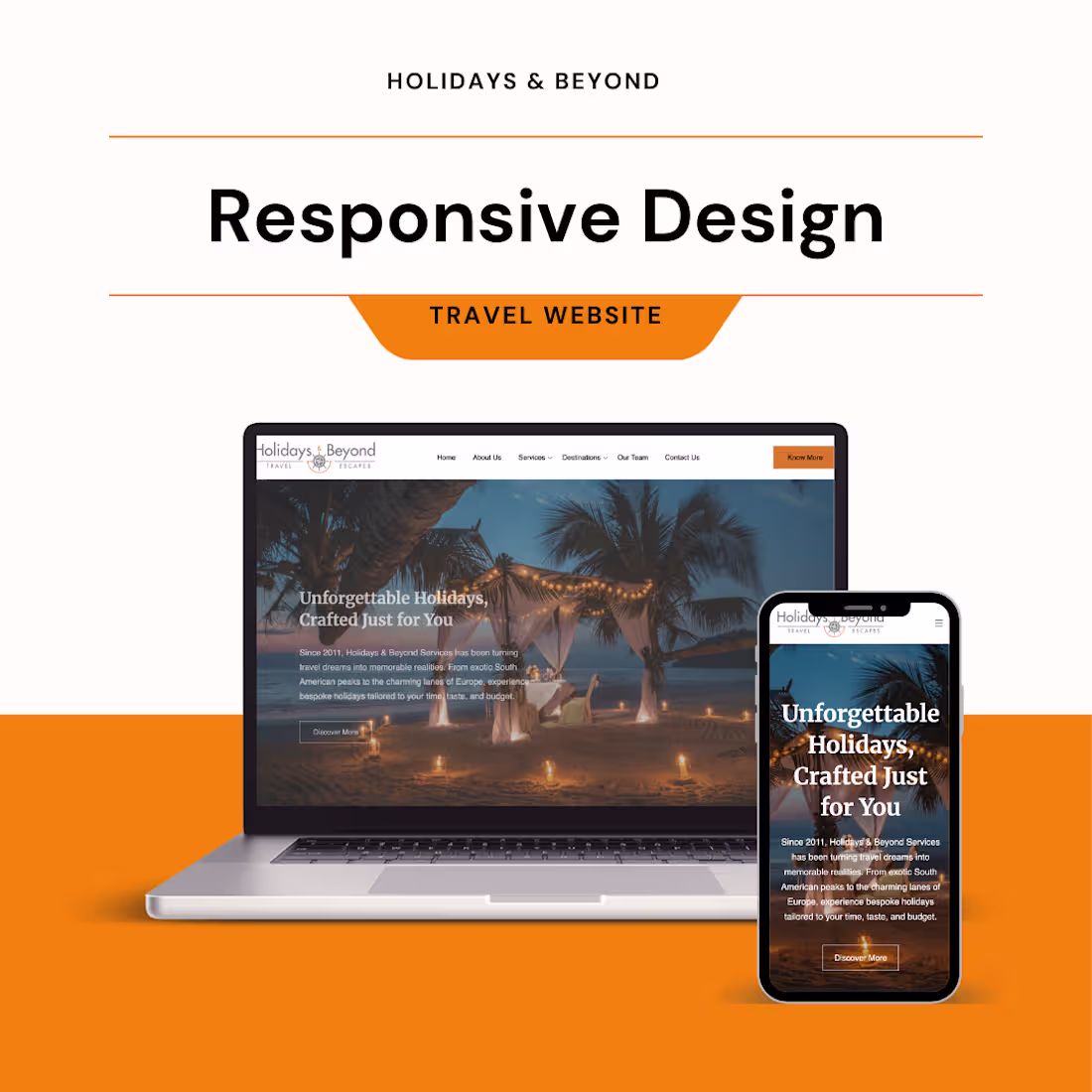 Cover image for Custom WordPress Travel Agency Website