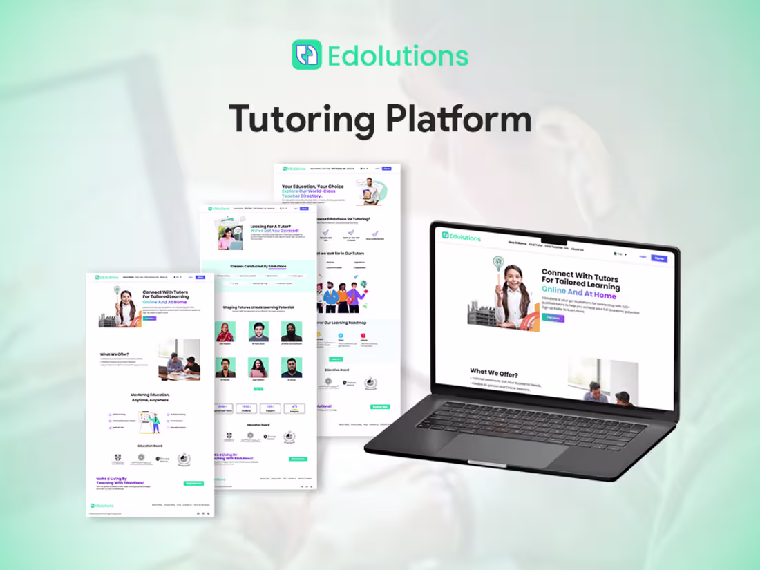 Cover image for An online edtech platform find