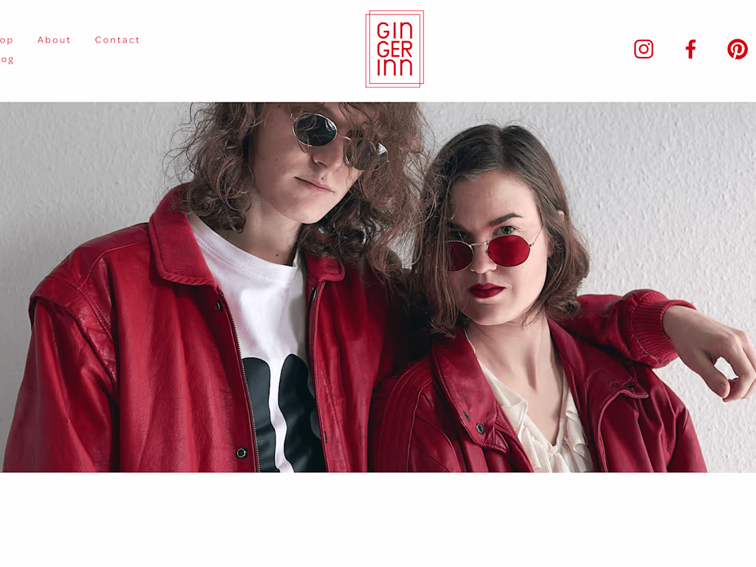 Cover image for GINGERINN Vintage Website | Squarespace