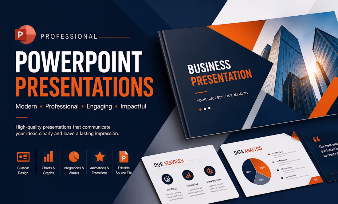 Cover image for Corporate Business Strategy Presentation