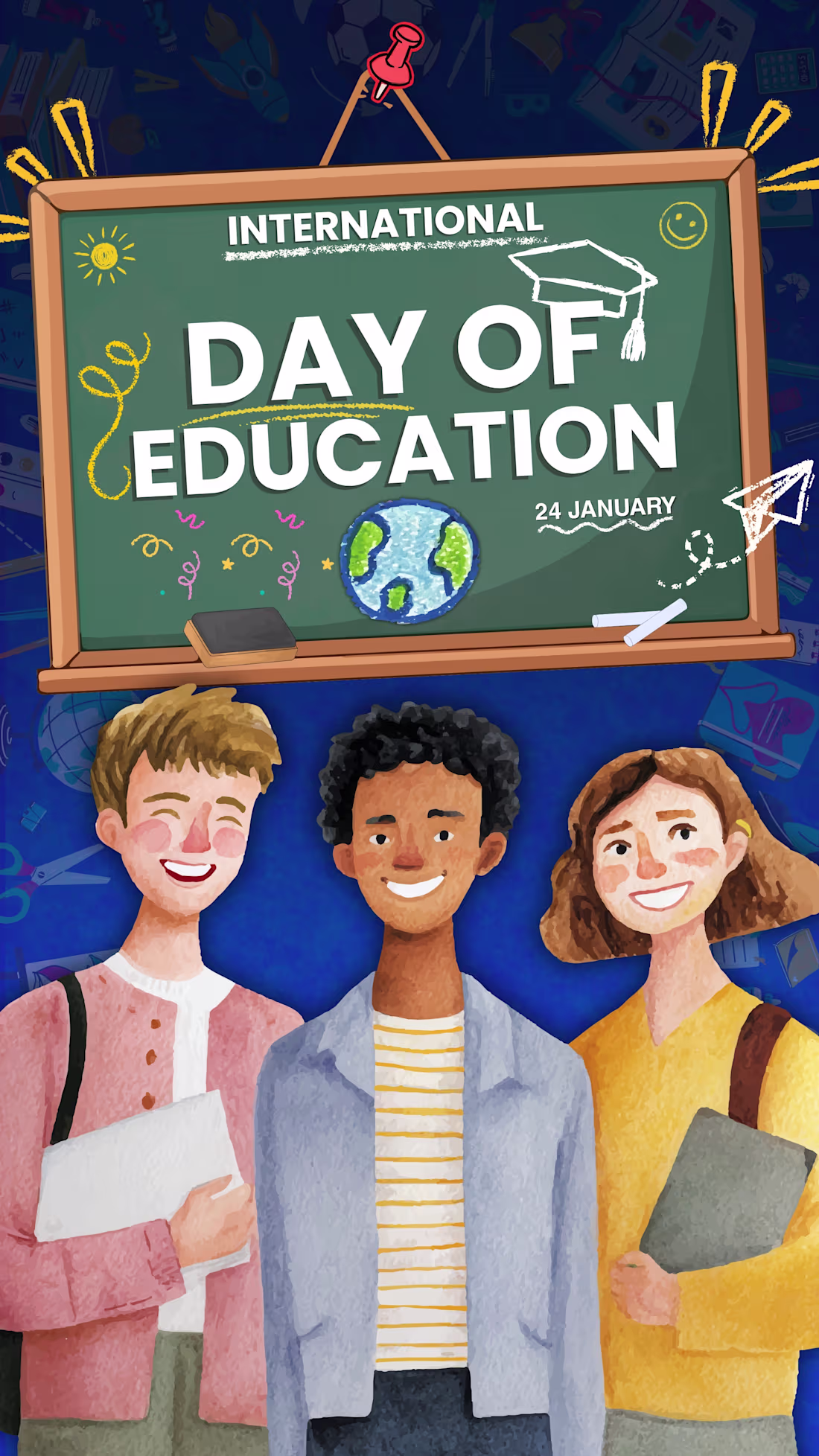 Cover image for A colorful social media poster