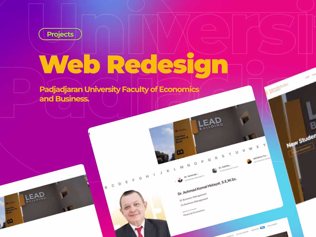 Cover image for Website - Faculty of Economics and Business at UNPAD