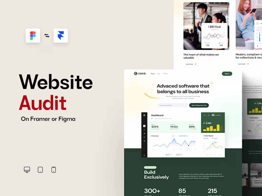 Cover image for I will do a Website Audit on Framer or Figma