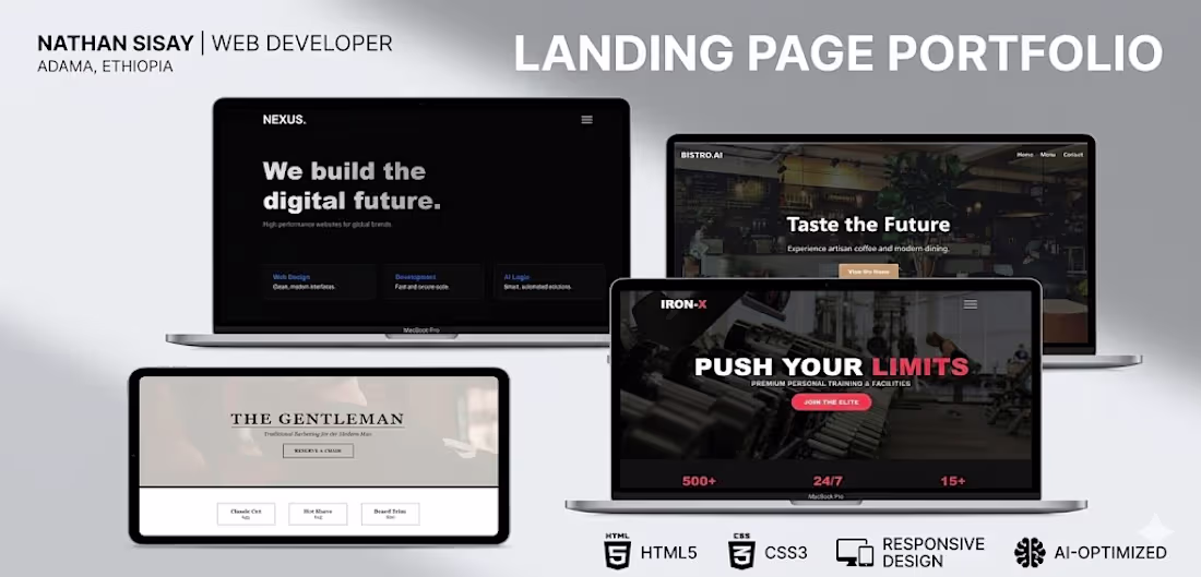 Cover image for Custom High-Speed Landing Page.