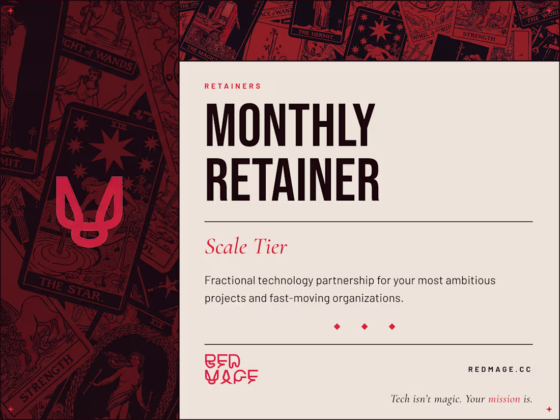 Cover image for Monthly Retainer – Scale