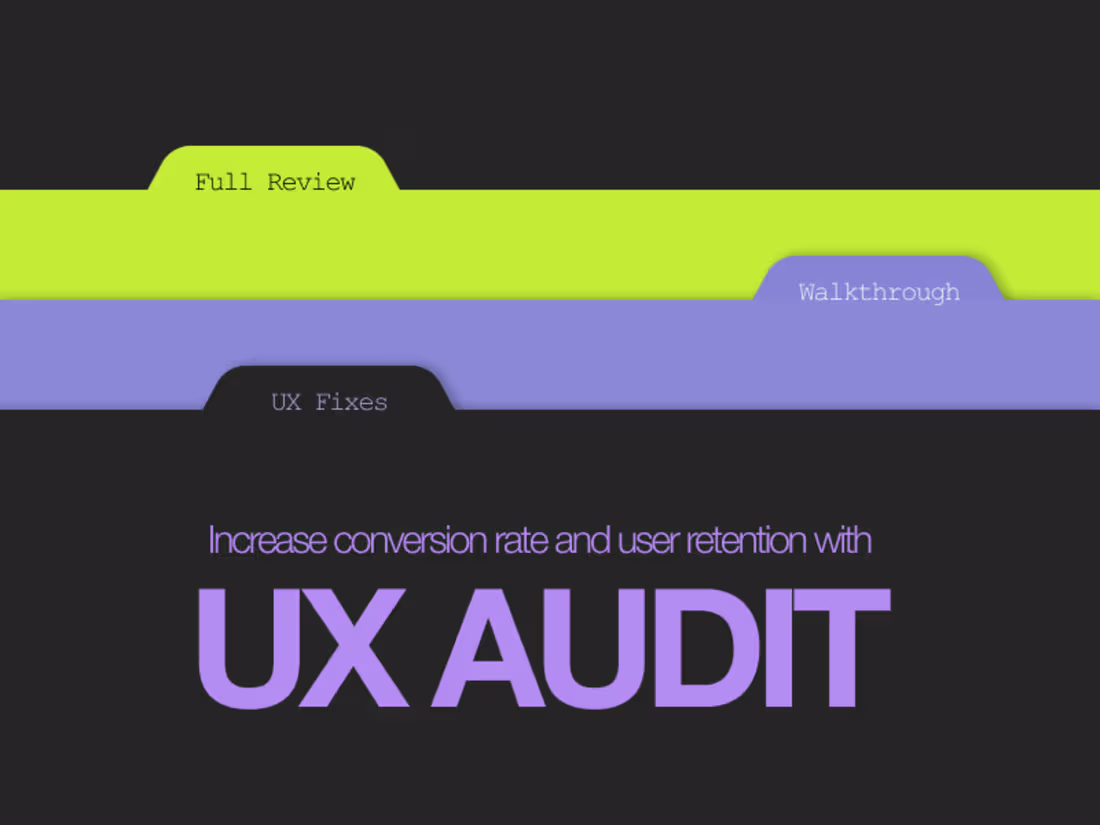 Cover image for UX Audit & Recommendations
