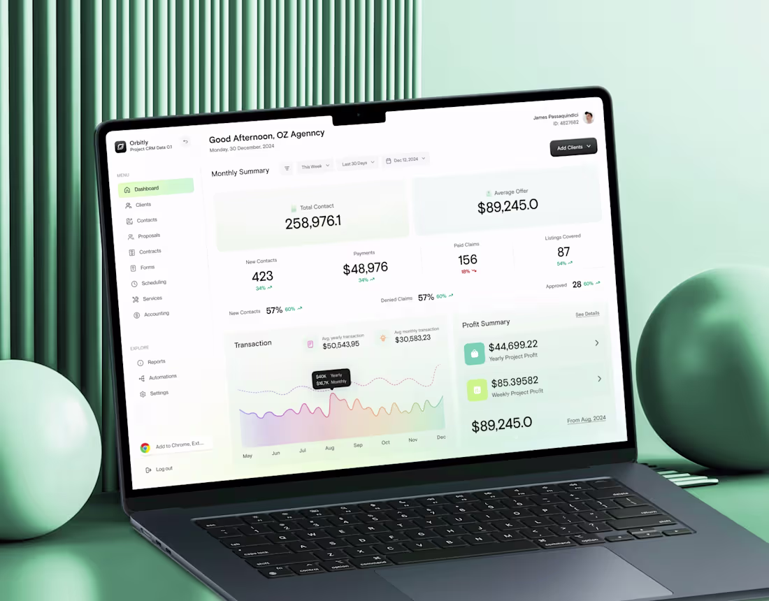 Cover image for Orbitly | Modern CRM Powered by AI