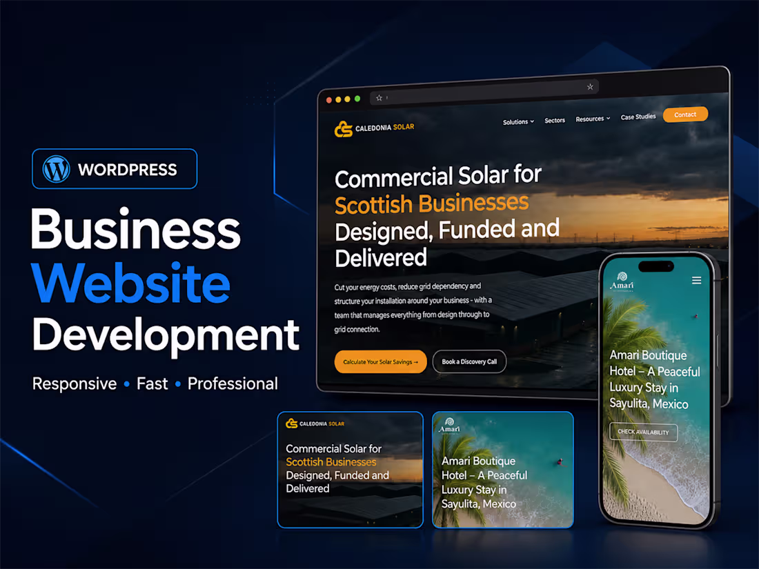 Cover image for WordPress Business Website Design & Development
