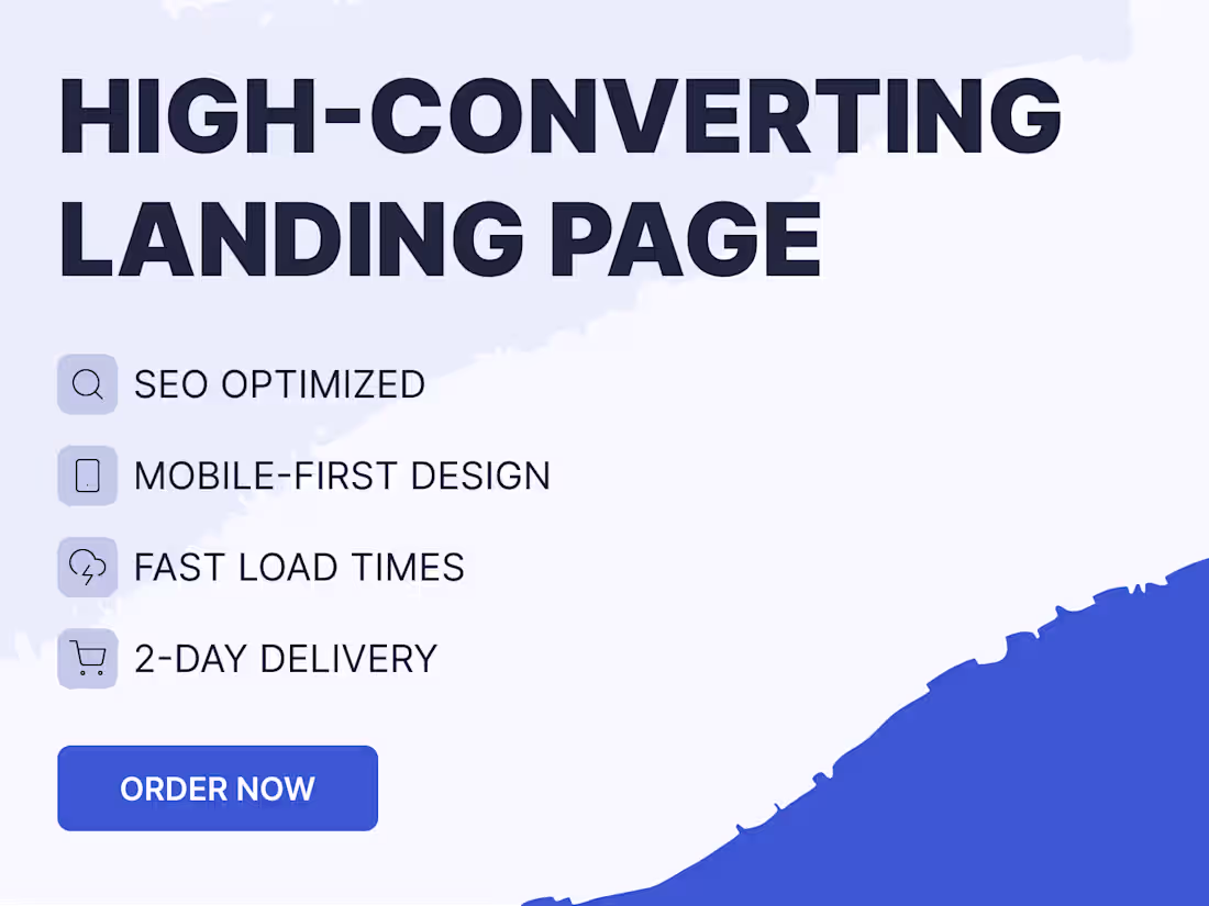 Cover image for High-Converting Landing Page