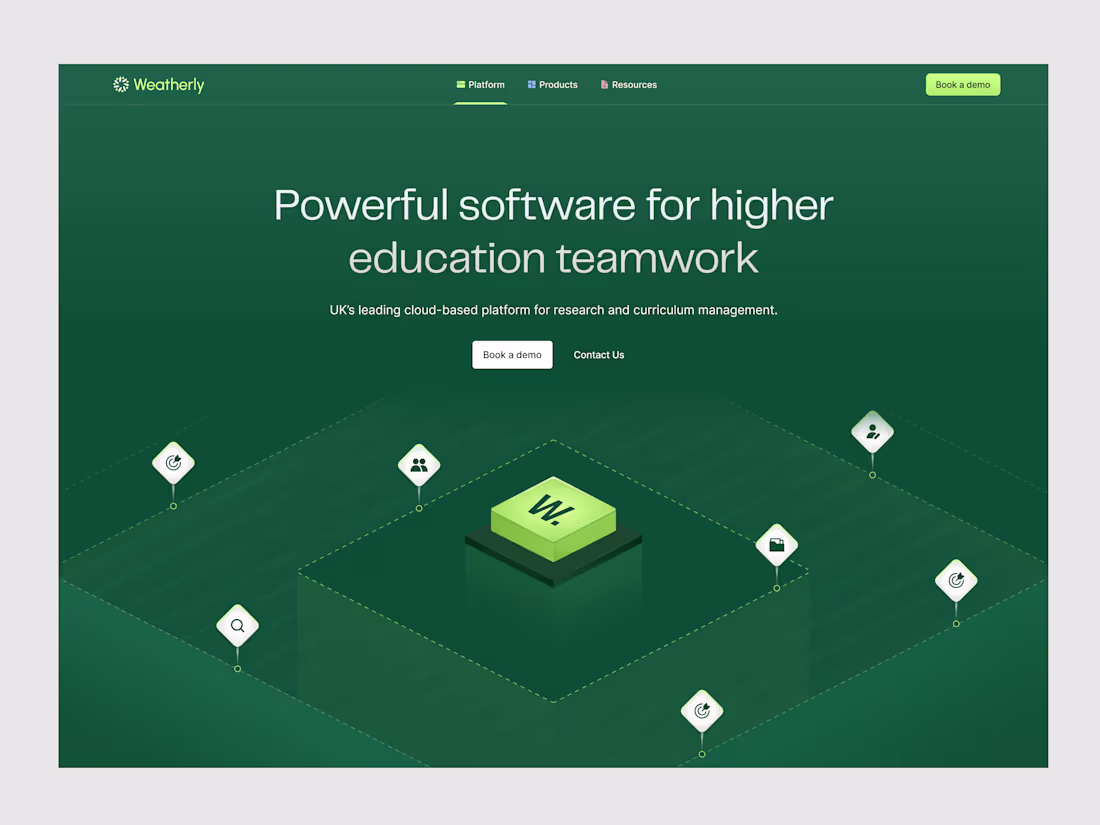 Cover image for Edtech website design