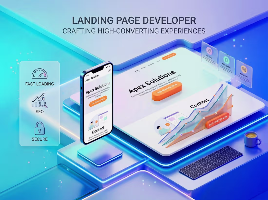 Cover image for High-Converting Landing Page (React/Next.js)