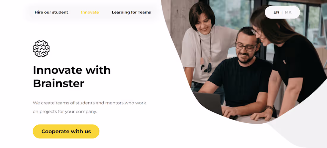 Cover image for Web Design for Brainster Hiring Platform