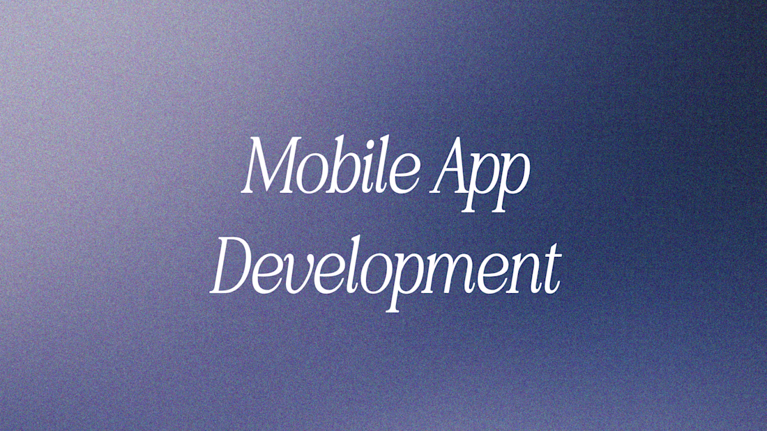 Cover image for Mobile App Development