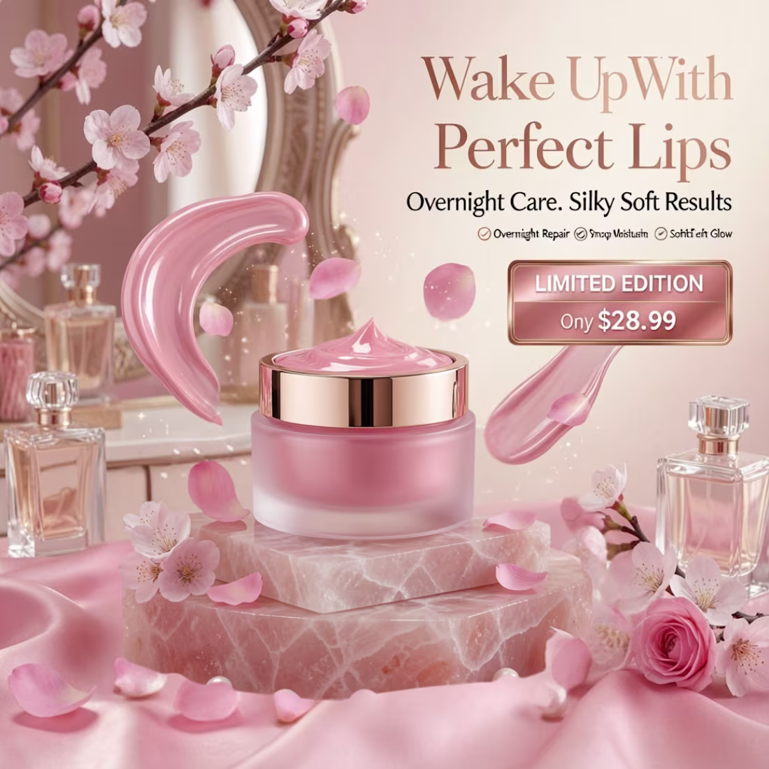 Cover image for Luxury Lip Care Ad -