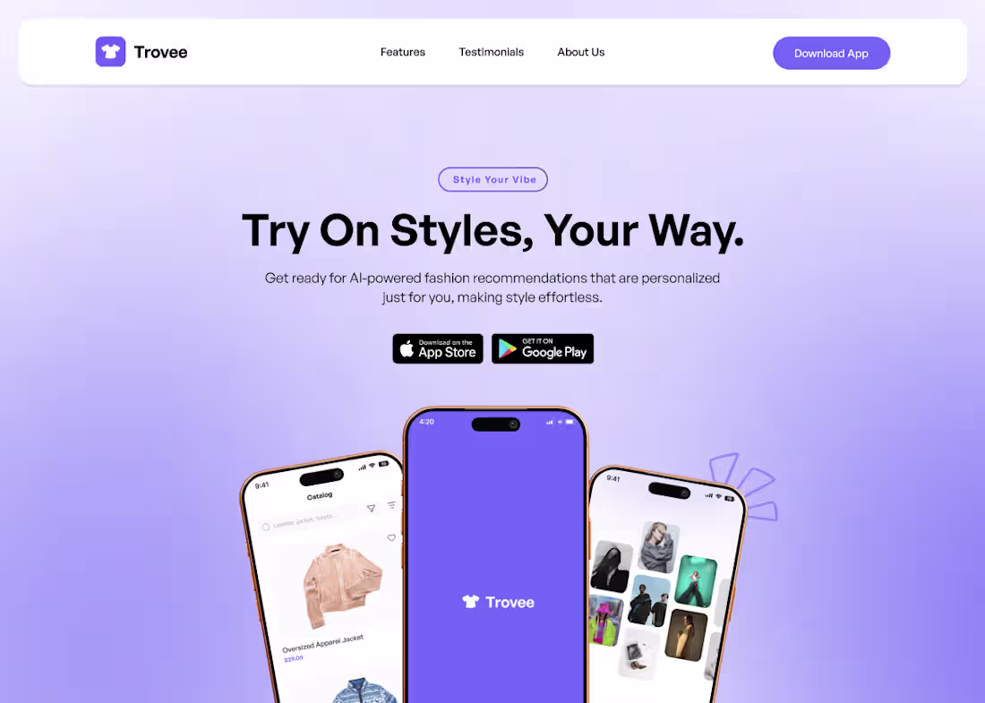 Cover image for Trovee is an AI clothing