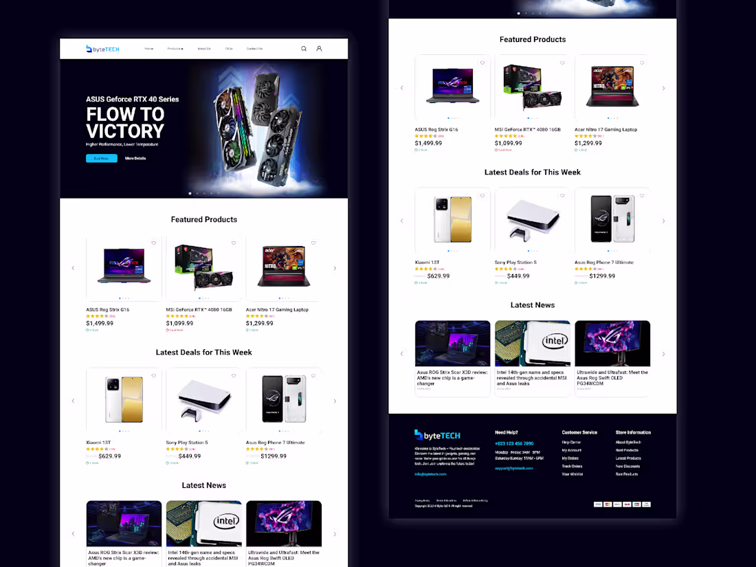 Cover image for Website UI Design