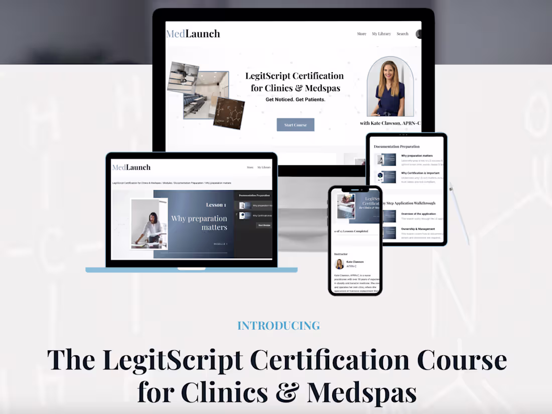 Cover image for MedLaunch (Kate Clawson, APRN-C)
Compliance-Ready Clinical