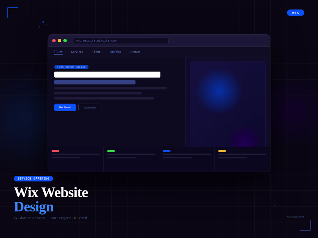 Cover image for Wix Website Design