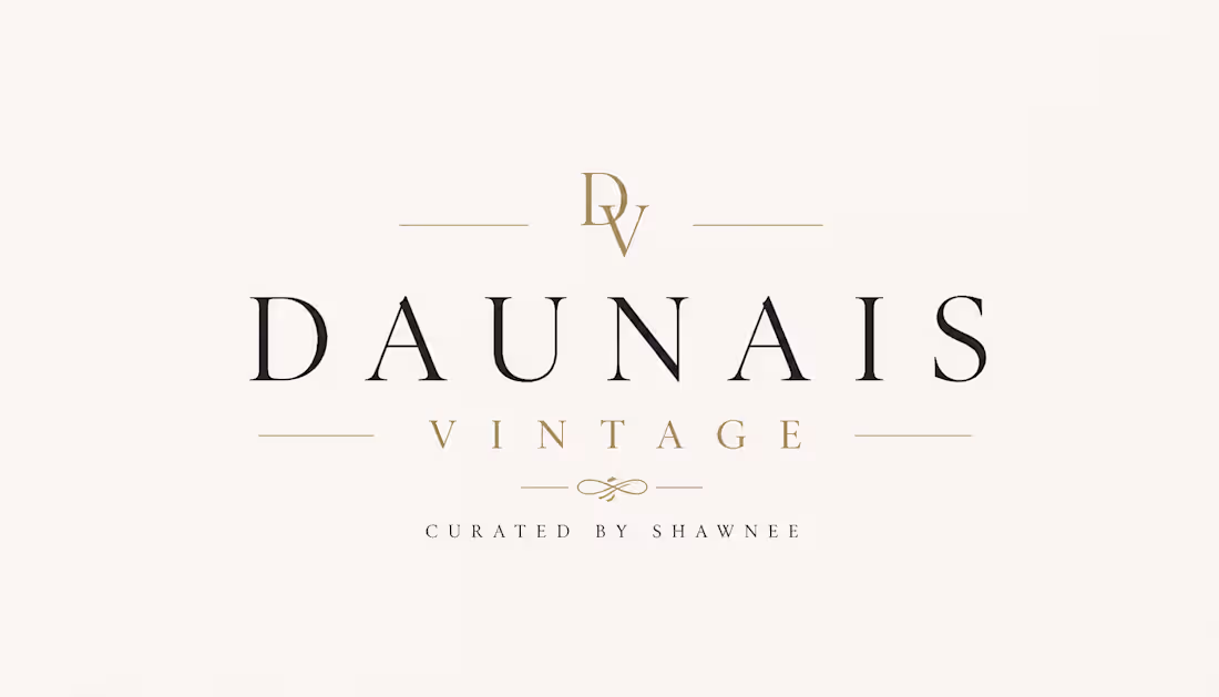 Cover image for Daunais Vintage — Brand + Ecommerce Build