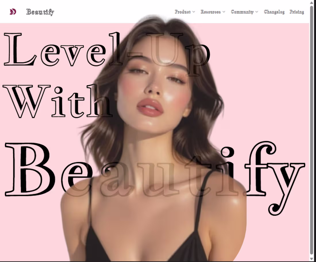 Cover image for Website homepage and layout designs