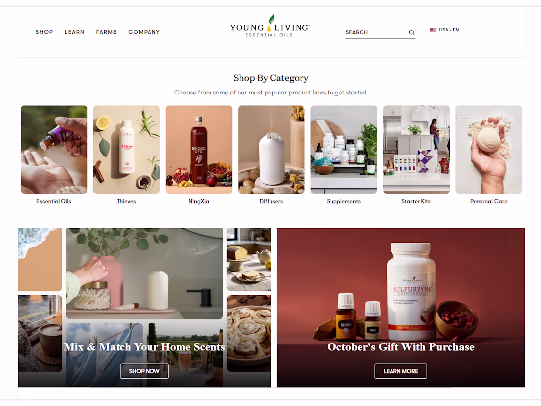 Cover image for Shopify for Young Living